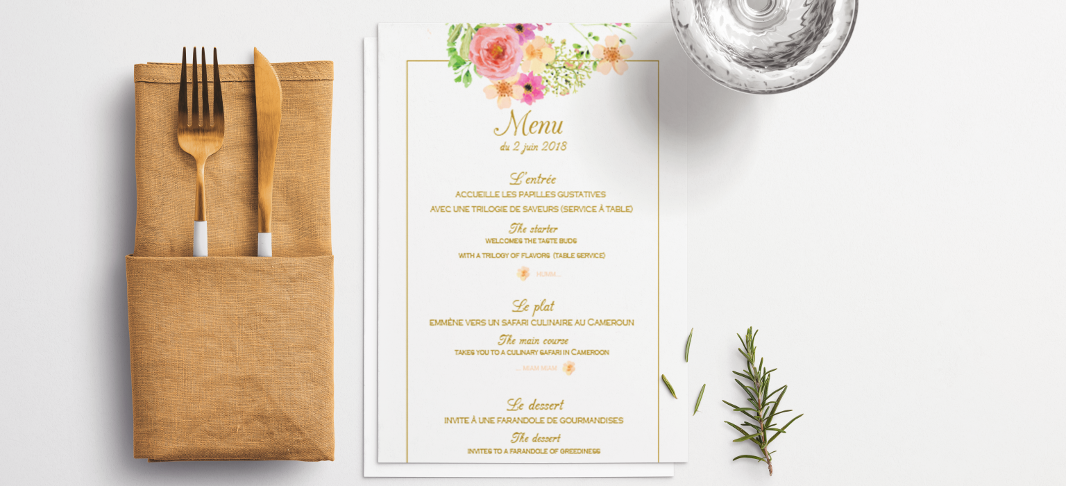 Menu thématique